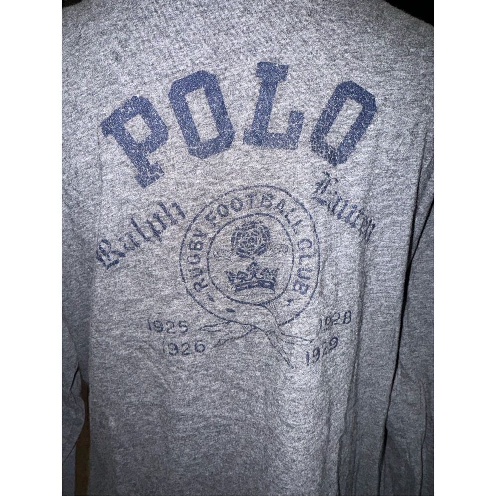 Polo Ralph Lauren rugby football club long sleeve T-shirt L (14-16) - Picture 3 of 5